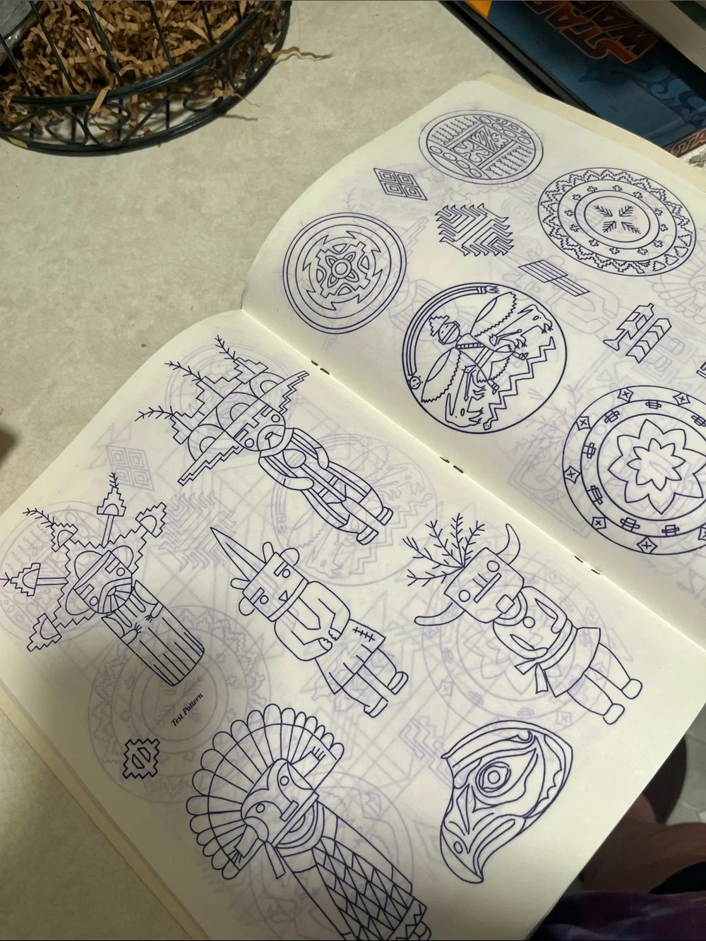 North American, Indian designs iron on